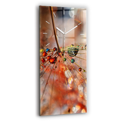 Vertikální skleněné hodiny Foukač s rosou