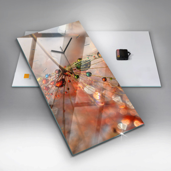 Vertikální skleněné hodiny Foukač s rosou