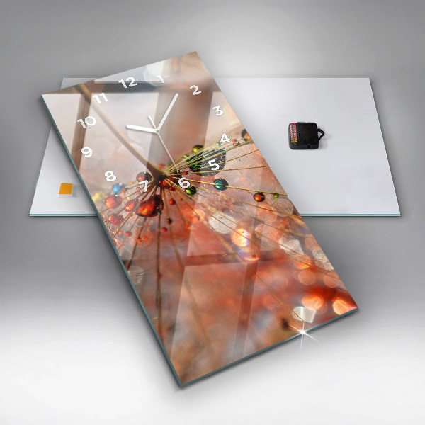 Vertikální skleněné hodiny Foukač s rosou