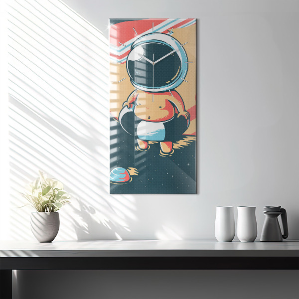 Vertikální skleněné hodiny Dětská představivost