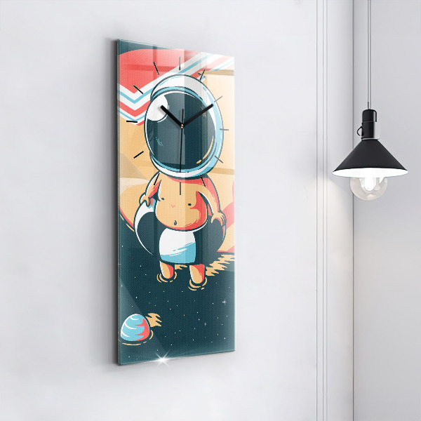 Vertikální skleněné hodiny Dětská představivost