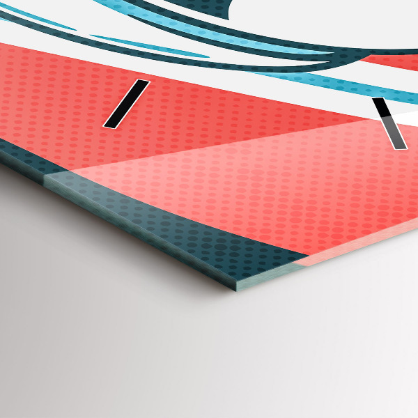 Vertikální skleněné hodiny Dětská představivost