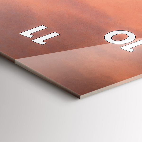 Vertikální skleněné hodiny Shermanovo pobřeží