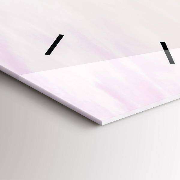 Vertikální skleněné hodiny Polské slunečné moře