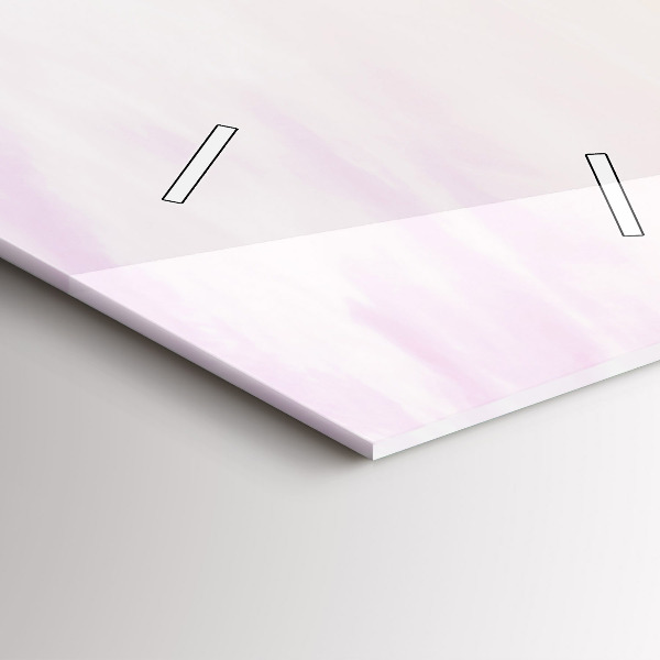 Vertikální skleněné hodiny Polské slunečné moře