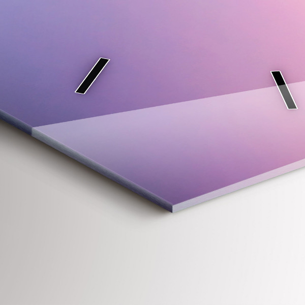 Vertikální skleněné hodiny Západ slunce na Maledivách