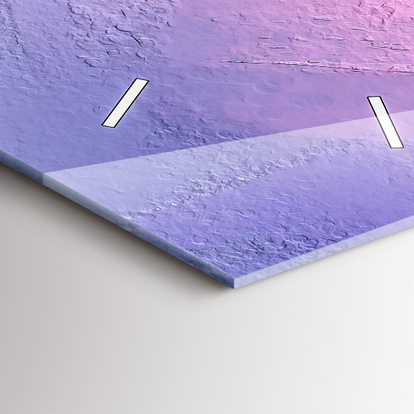 Vertikální skleněné hodiny Mořská krajina