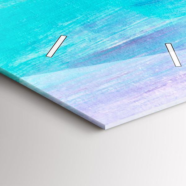 Vertikální skleněné hodiny Abstraktní mrakodrapy