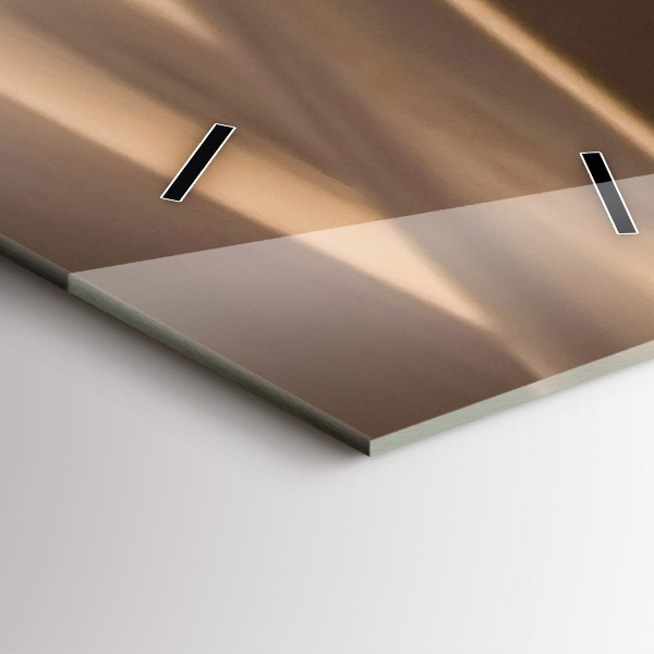 Vertikální skleněné hodiny Čtyřkolka v poušti