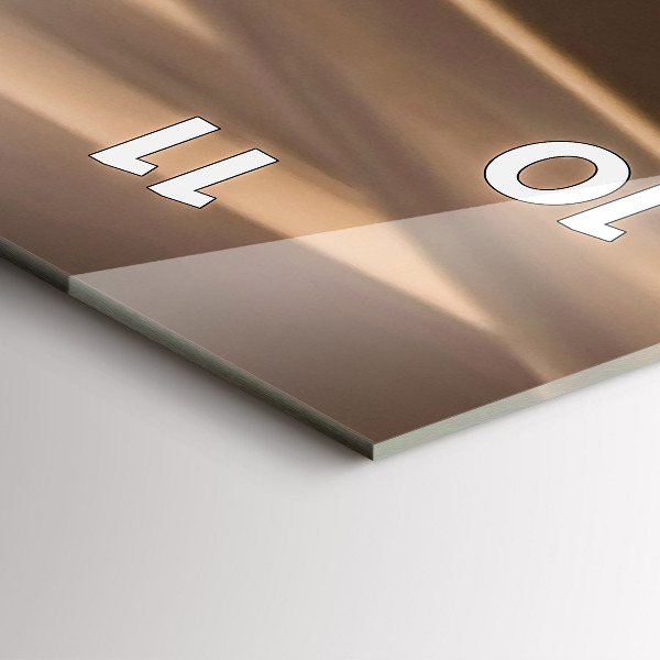 Vertikální skleněné hodiny Čtyřkolka v poušti