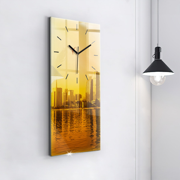 Vertikální skleněné hodiny Řeka Ču-ťiang Čína