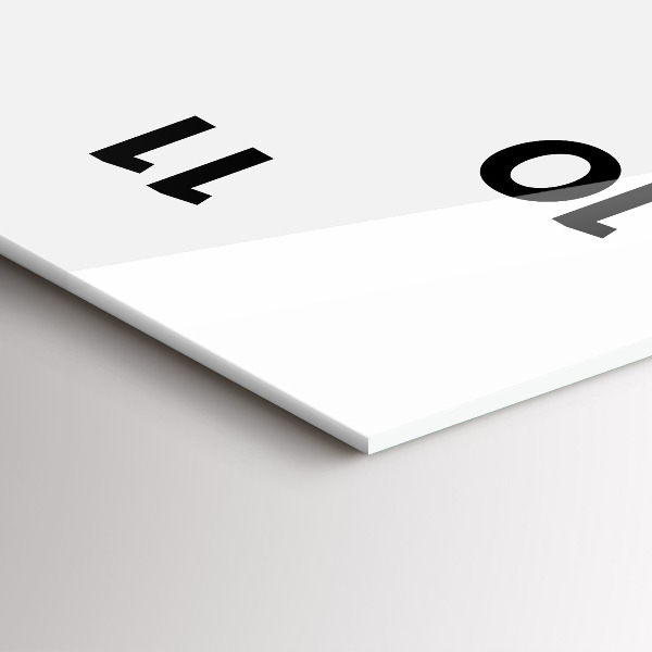 Vertikální skleněné hodiny Srdce stromu v přírodě