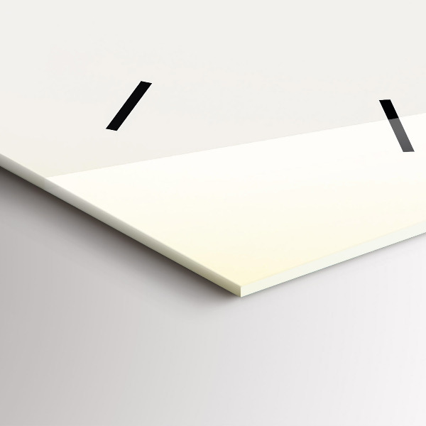 Vertikální skleněné hodiny Jelen při východu slunce