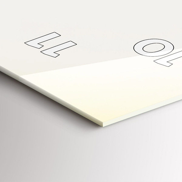 Vertikální skleněné hodiny Jelen při východu slunce