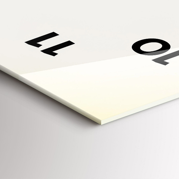 Vertikální skleněné hodiny Jelen při východu slunce