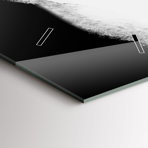 Vertikální skleněné hodiny Portrét ženy