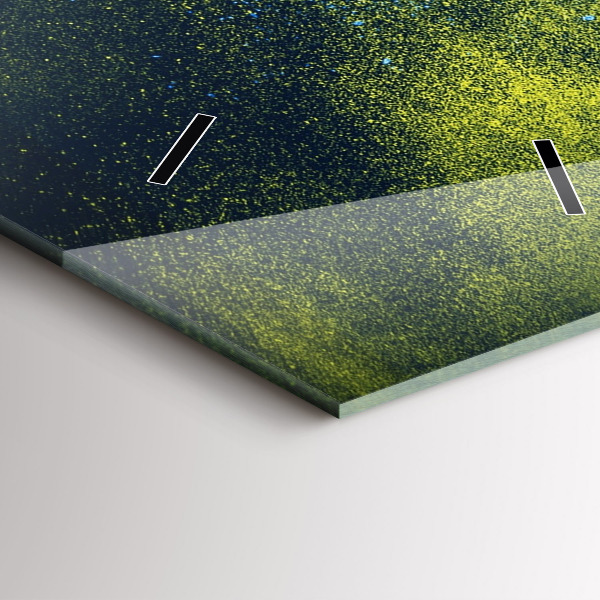 Vertikální nástěnné hodiny Barevný papoušek