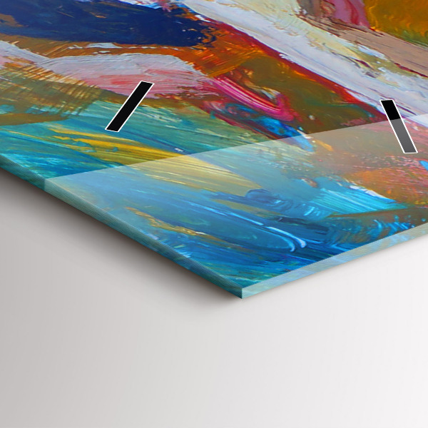 Vertikální nástěnné hodiny Malovaná baletka