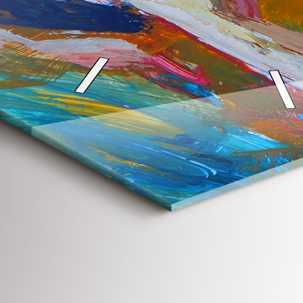 Vertikální nástěnné hodiny Malovaná baletka