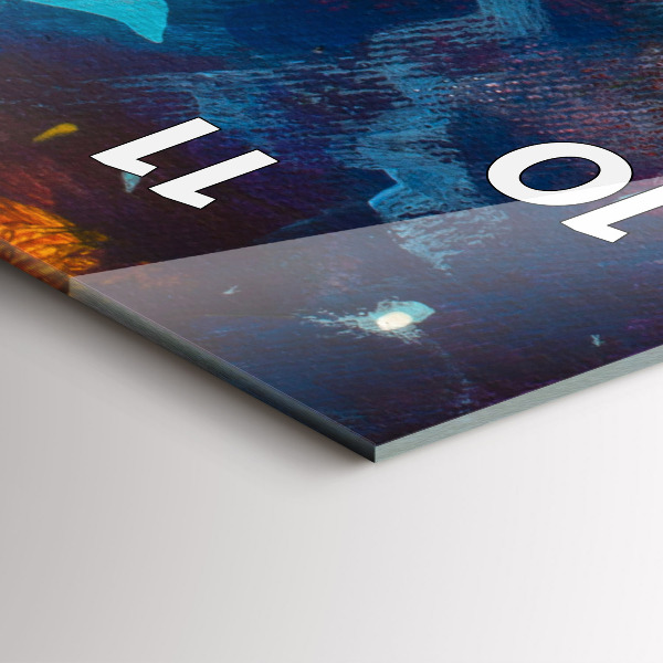 Vertikální nástěnné hodiny Abstraktní malý princ