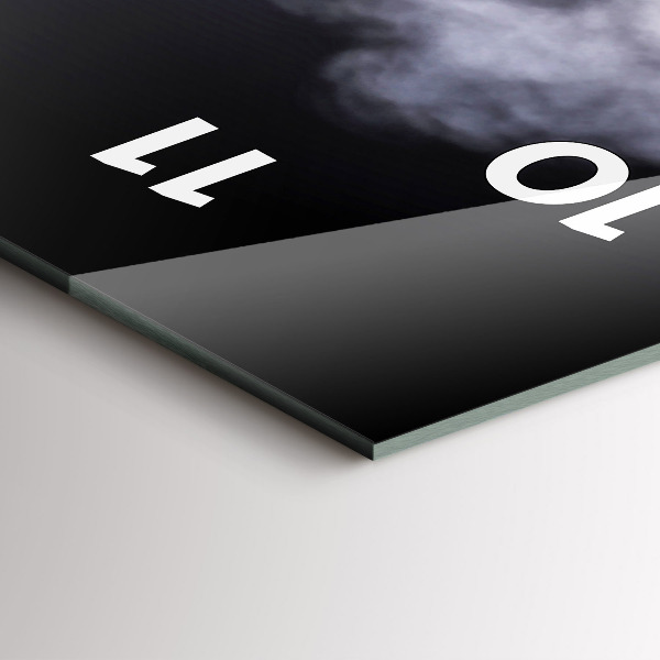 Vertikální skleněné hodiny Staré historické auto