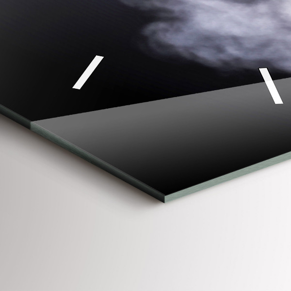 Vertikální skleněné hodiny Staré historické auto