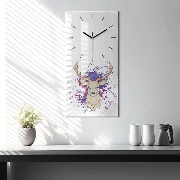 Vertikální skleněné hodiny Vektorová ilustrace jelena