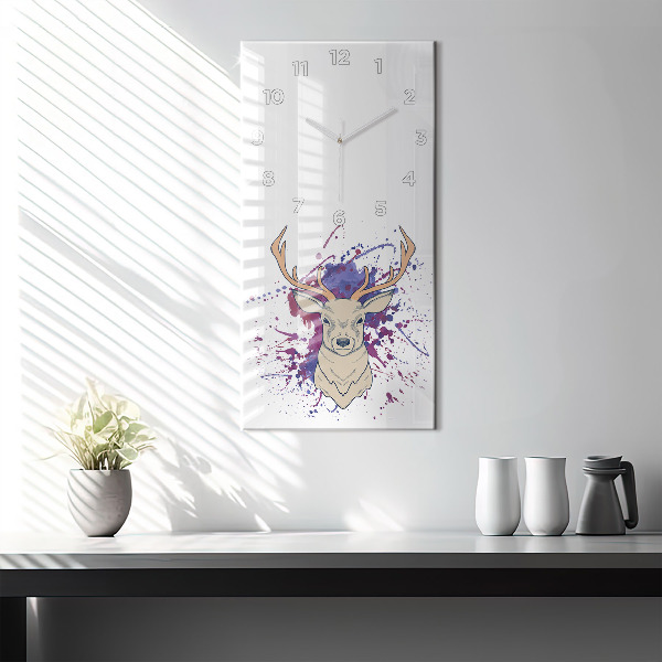 Vertikální skleněné hodiny Vektorová ilustrace jelena