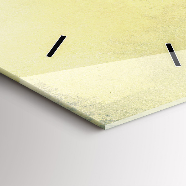 Vertikální skleněné hodiny Rybářská vesnice