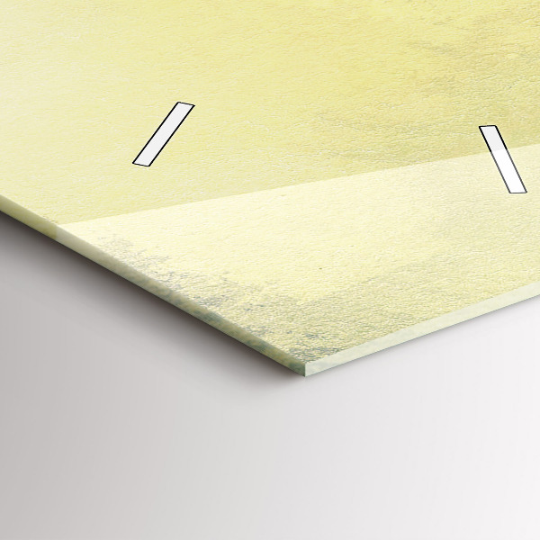 Vertikální skleněné hodiny Rybářská vesnice