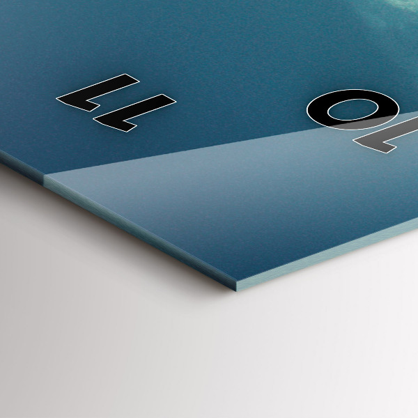 Vertikální skleněné hodiny Auto se surfovacím prknem