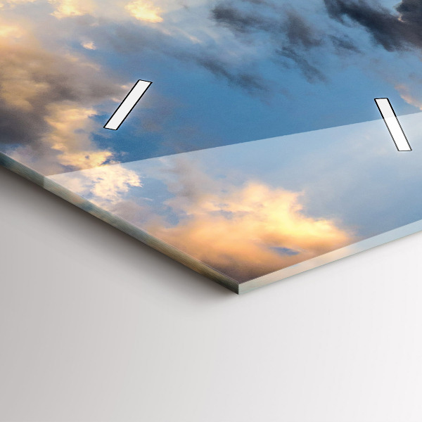 Vertikální skleněné hodiny Velká čínská zeď