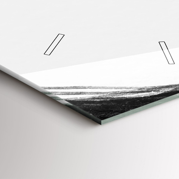 Vertikální skleněné hodiny Portrét ženy