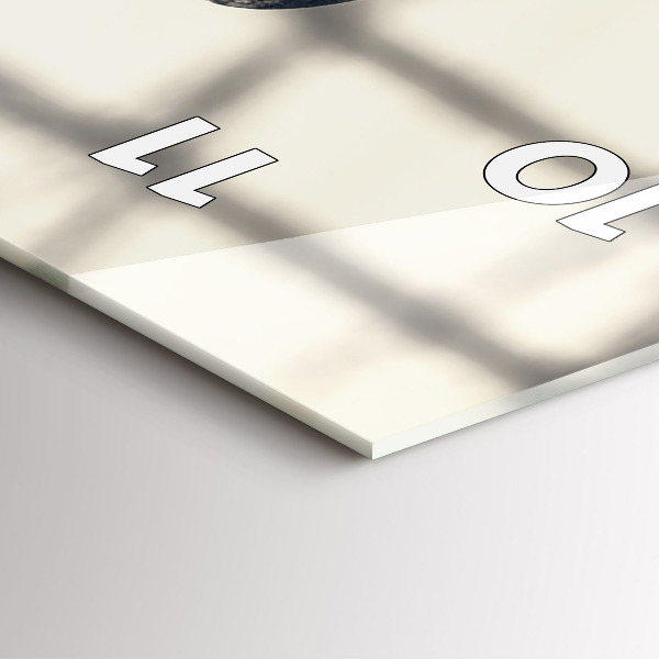 Vertikální skleněné hodiny Starobylá loď