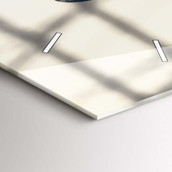 Vertikální skleněné hodiny Starobylá loď