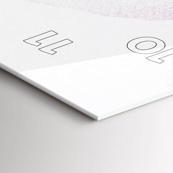 Vertikální skleněné hodiny Suché květy máku