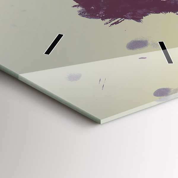 Vertikální skleněné hodiny Zombie v noci - halloween