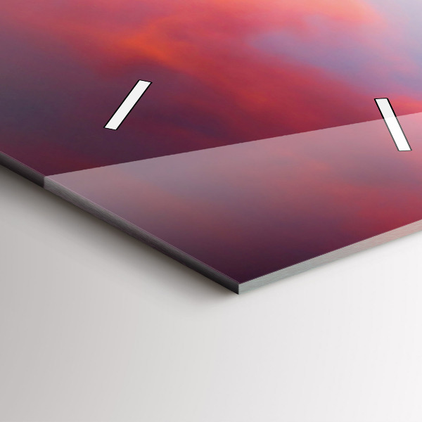 Vertikální skleněné hodiny Matterhornské jezero Stellisee