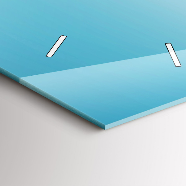 Vertikální skleněné hodiny Létající ostrov