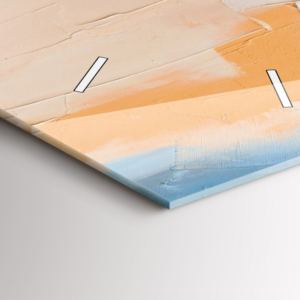 Vertikální skleněné hodiny Portrét ženy