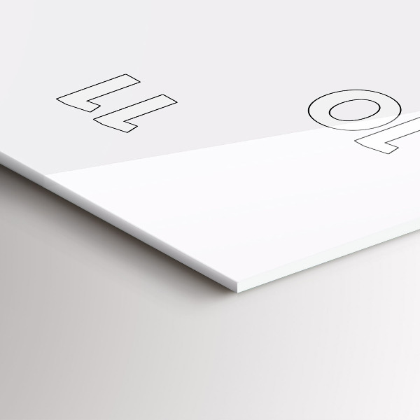 Vertikální skleněné hodiny Abstraktní pohoří