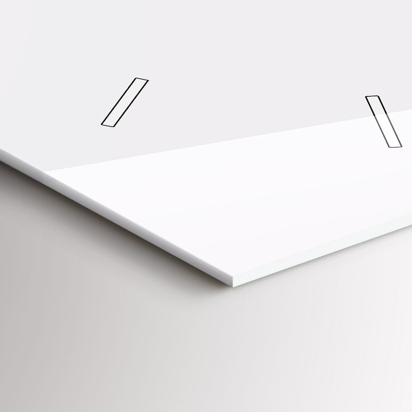 Vertikální skleněné hodiny Abstraktní pohoří