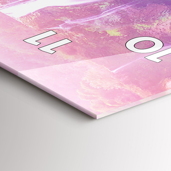 Vertikální nástěnné hodiny Vodopád Jiulong Čína