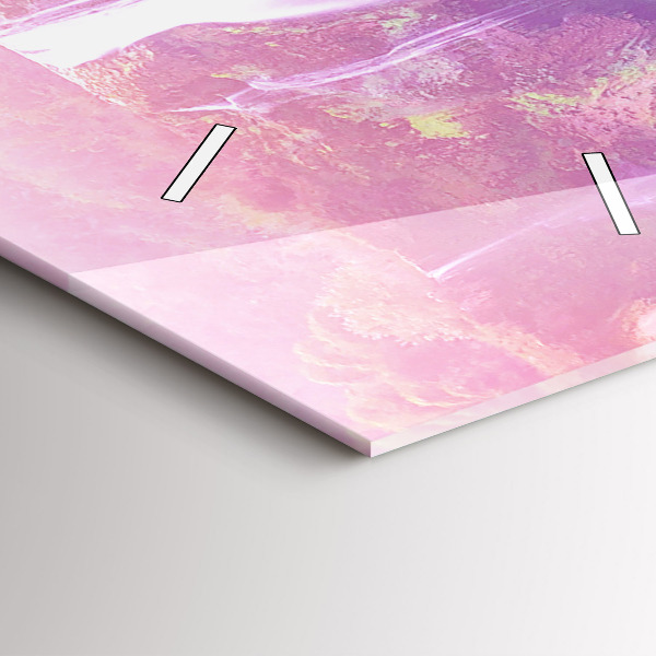 Vertikální nástěnné hodiny Vodopád Jiulong Čína