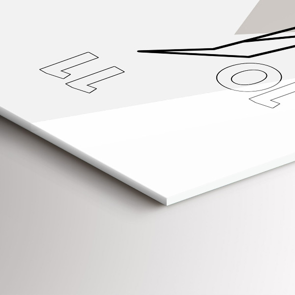 Vertikální nástěnné hodiny Sob skandinávský styl