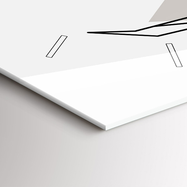 Vertikální nástěnné hodiny Sob skandinávský styl