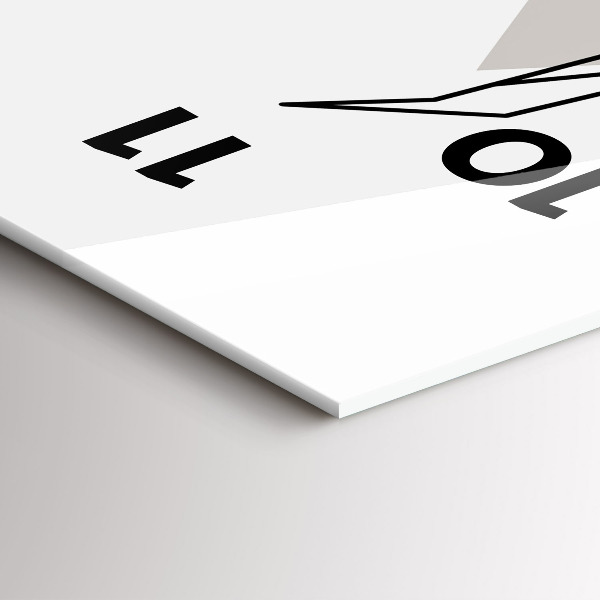 Vertikální nástěnné hodiny Sob skandinávský styl