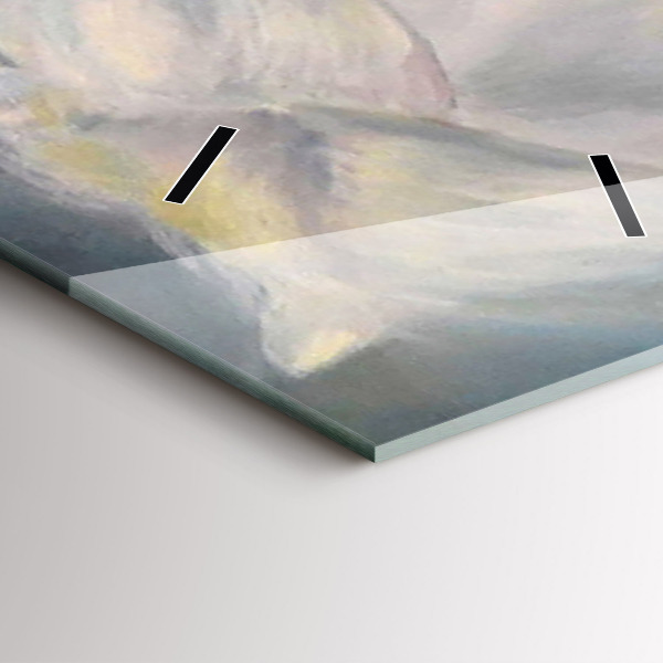 Vertikální nástěnné hodiny Krásná žena s koněm