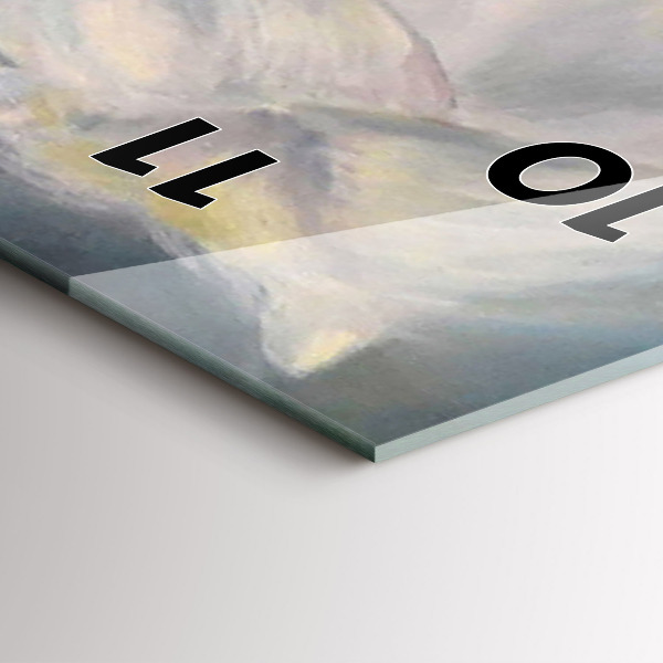 Vertikální nástěnné hodiny Krásná žena s koněm