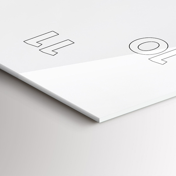 Vertikální skleněné hodiny Spící kočka a pes